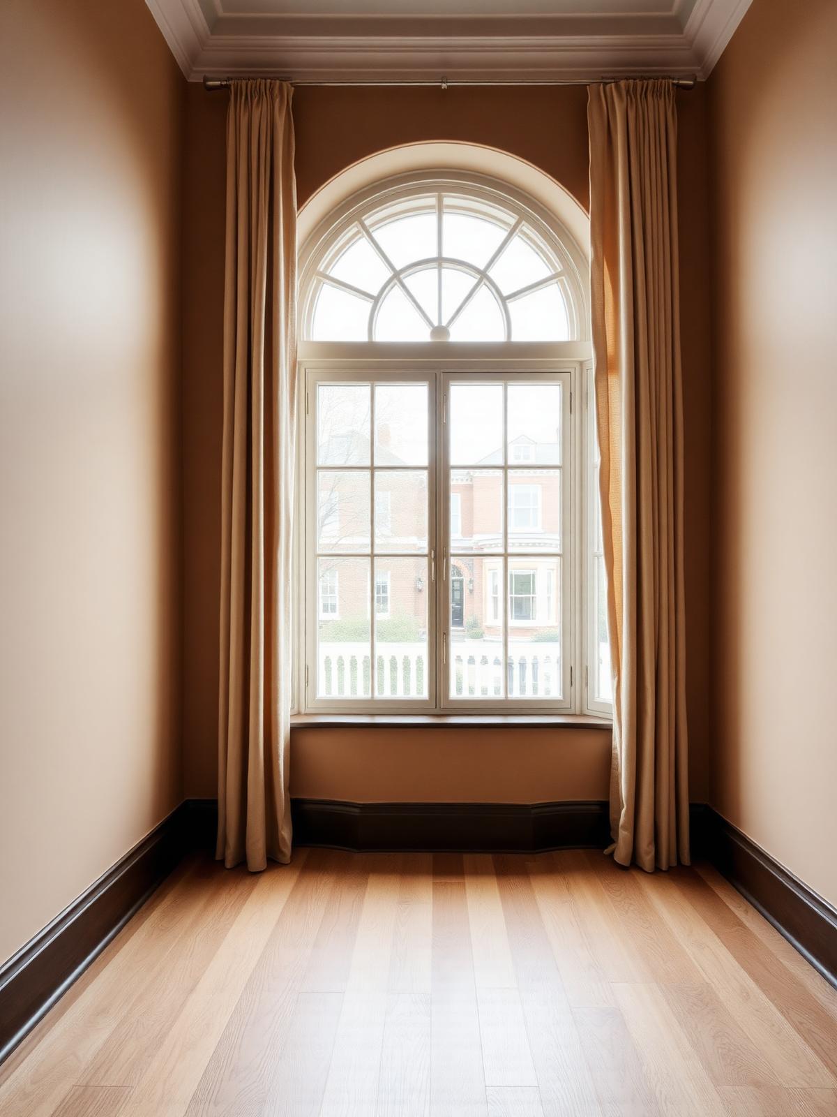 Restored bay window in a period London home