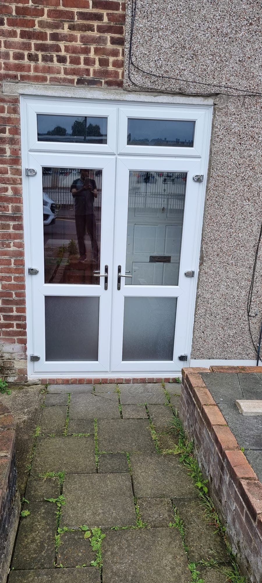 UPVC French Doors, installation 14