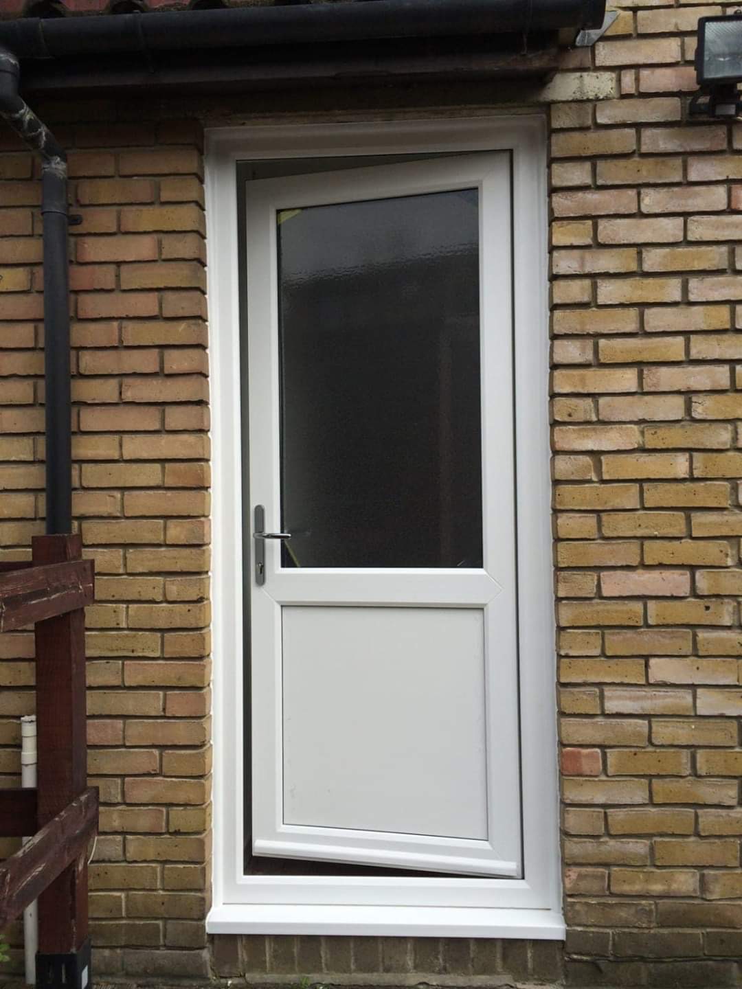 UPVC Single Doors, installation 9